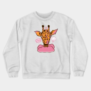 Peaceful Giraffe Crewneck Sweatshirt